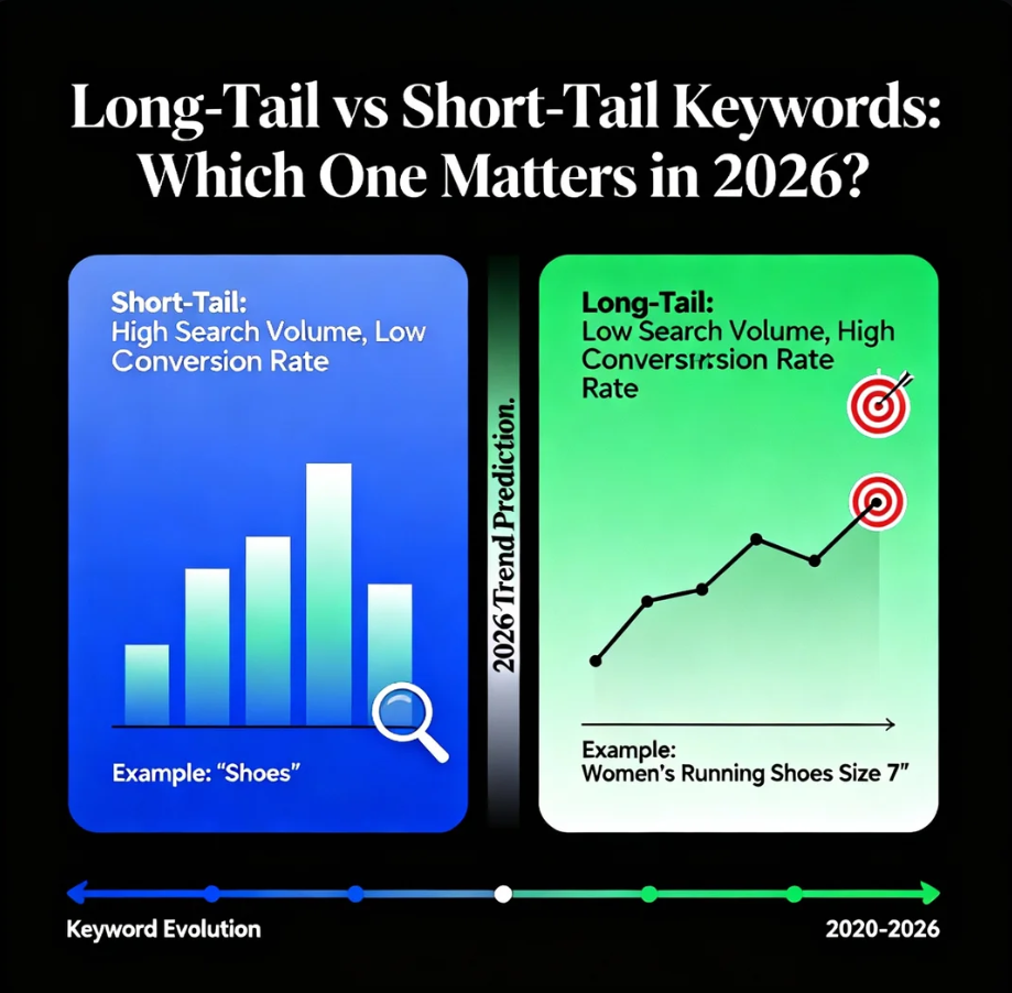 Long-Tail vs Short-Tail Keywords: Which One Matters in 2026?